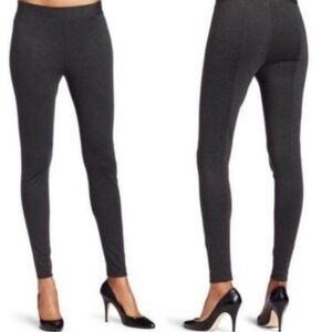 Vince Charcoal Gray Back Seam Stitch Leggings